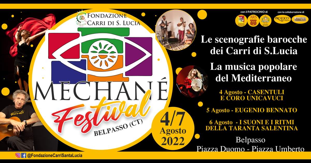 294518546_5241418052631763_3221497558228837160_n Belpasso, dal 4 al 7 agosto Mechané Festival: 79° Patrocinio S.Lucia