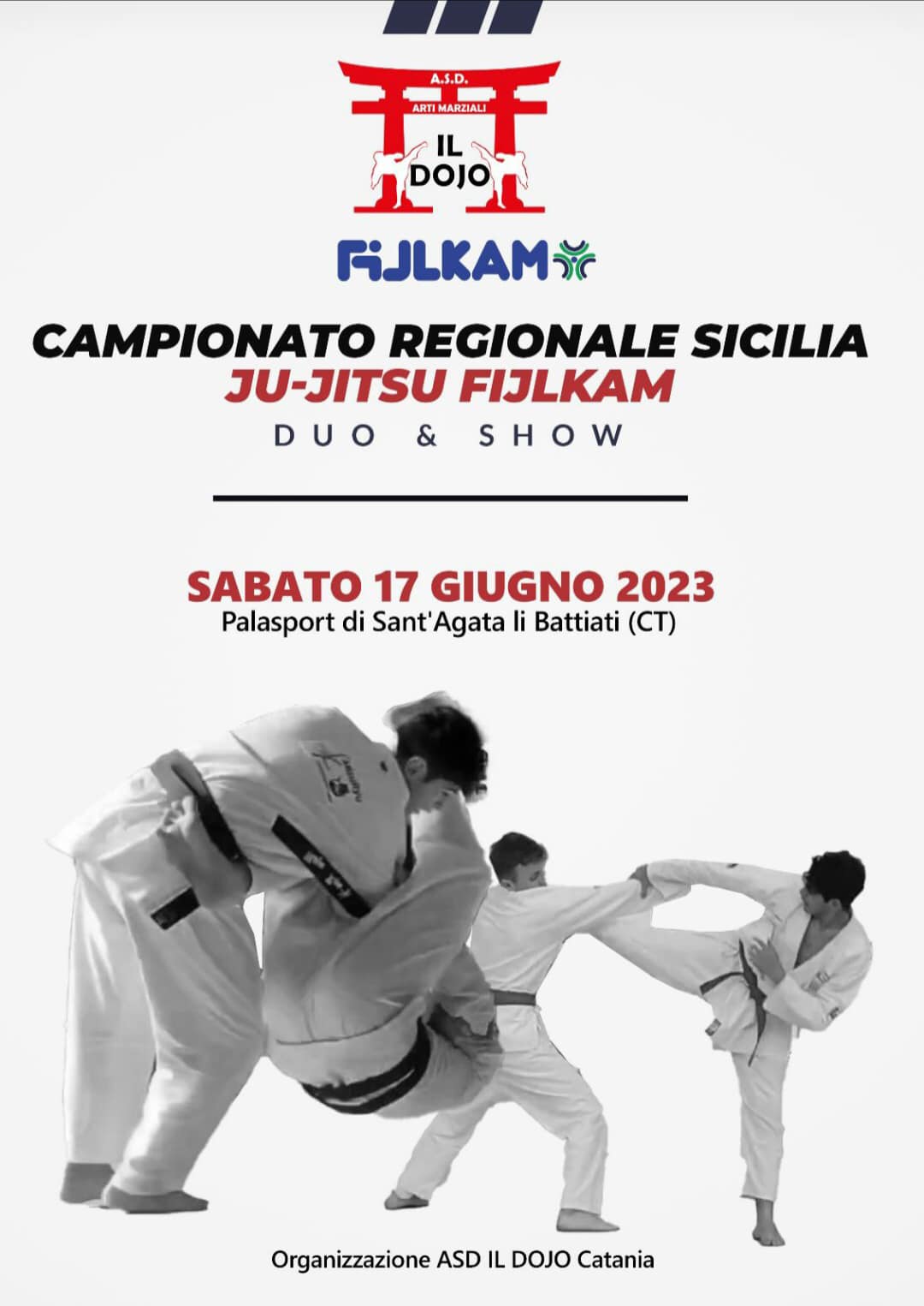 Domani a Sant’Agata Li Battiati il campionato regionale di Ju Jitsu FIJLKAM