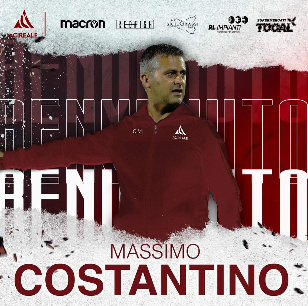 Acireale, in panchina arriva Costantino