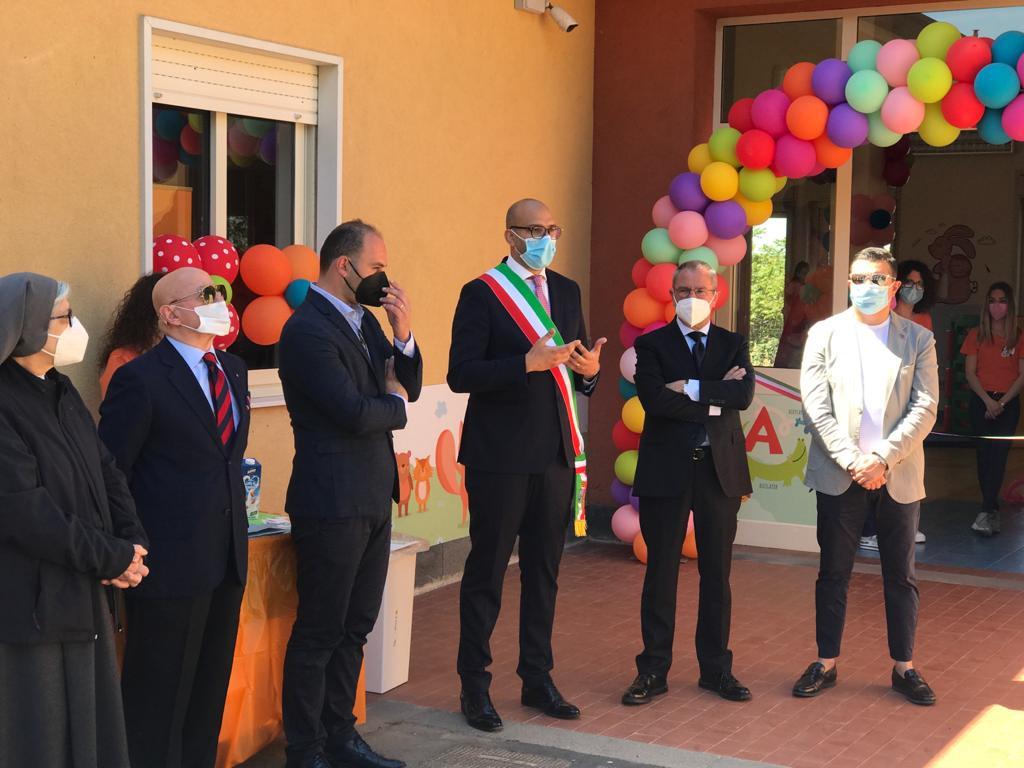 ASILO-NIDO-INAUG Biancavilla, inaugurato il primo asilo nido comunale