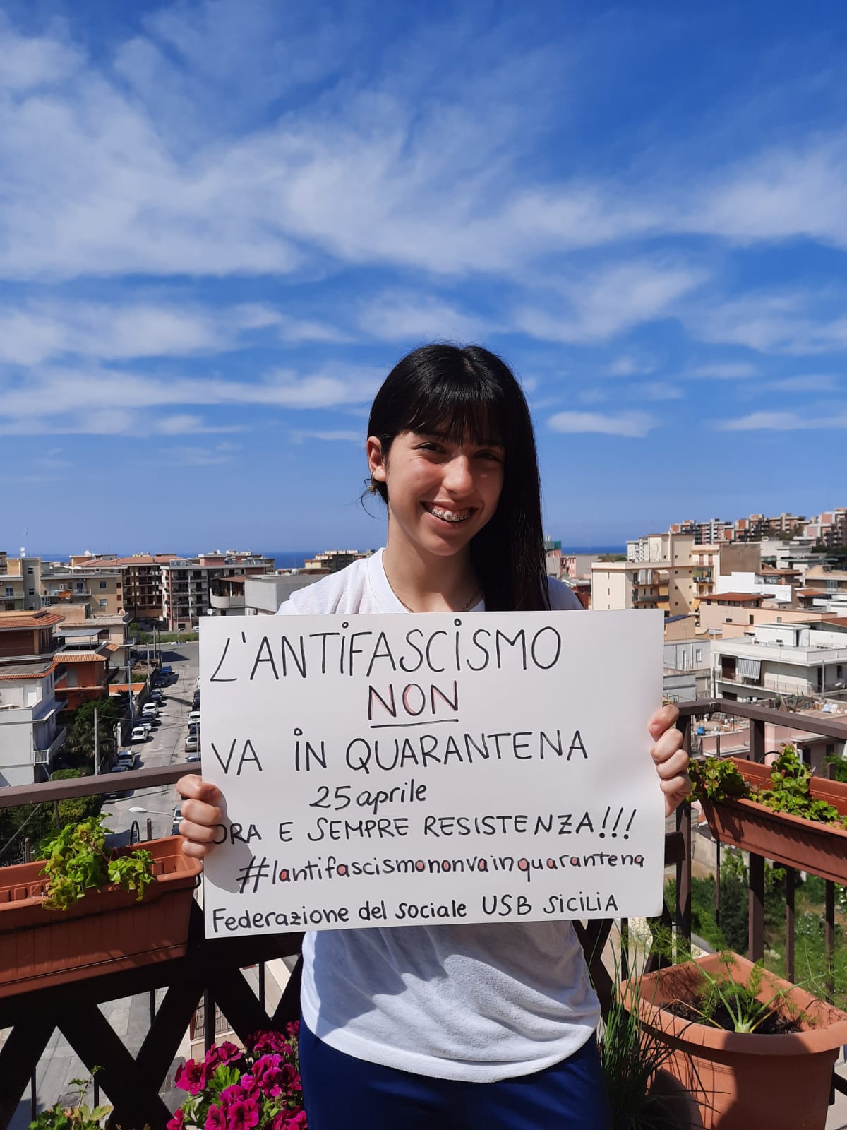 Antifascimo-2020-04-25-19-01-45 “L’antifascismo non va in quarantena”, corteo virtuale da Siracusa alla Val di Susa