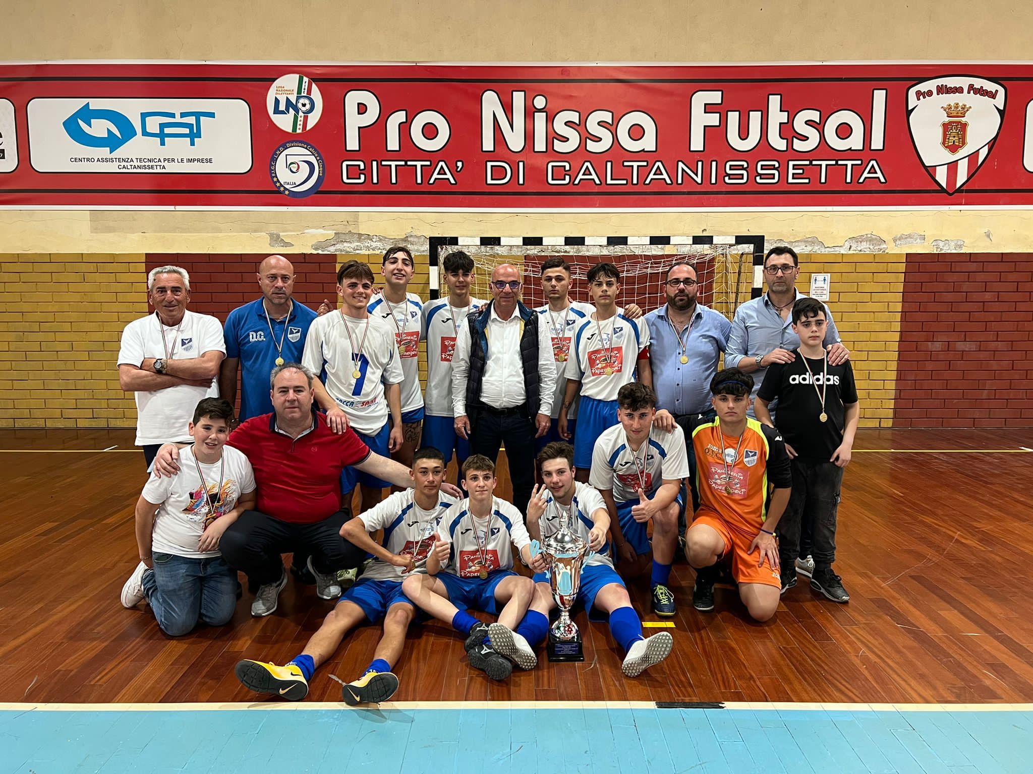 Asd Misterbianco Calcio campione regionale calcio a 5 categoria under 17