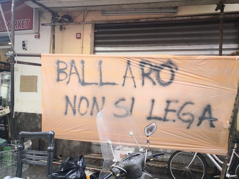 Ballarò, mobilitazione generale contro la visita di Salvini. Ma Salvini diserta…