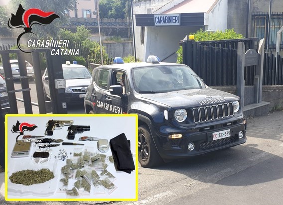 CC-Belpasso-CT Belpasso, rapinatore di lavanderia e panificio si rifugia a casa di pusher