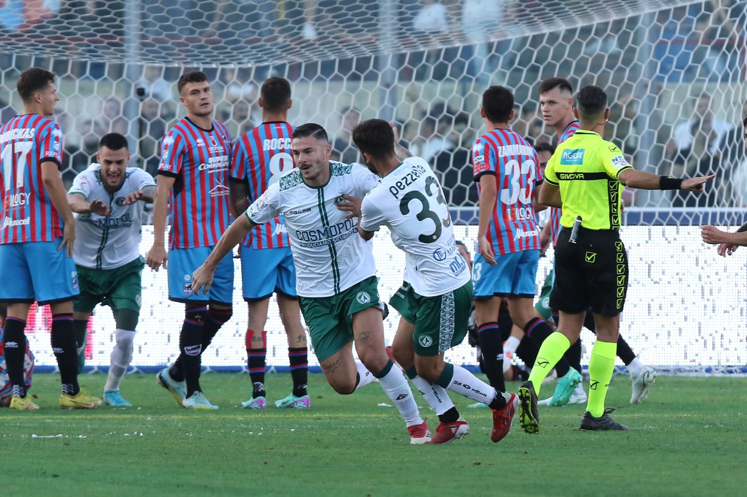 Il Catania di Tabbiani giustiziato dall’Avellino – FOTO