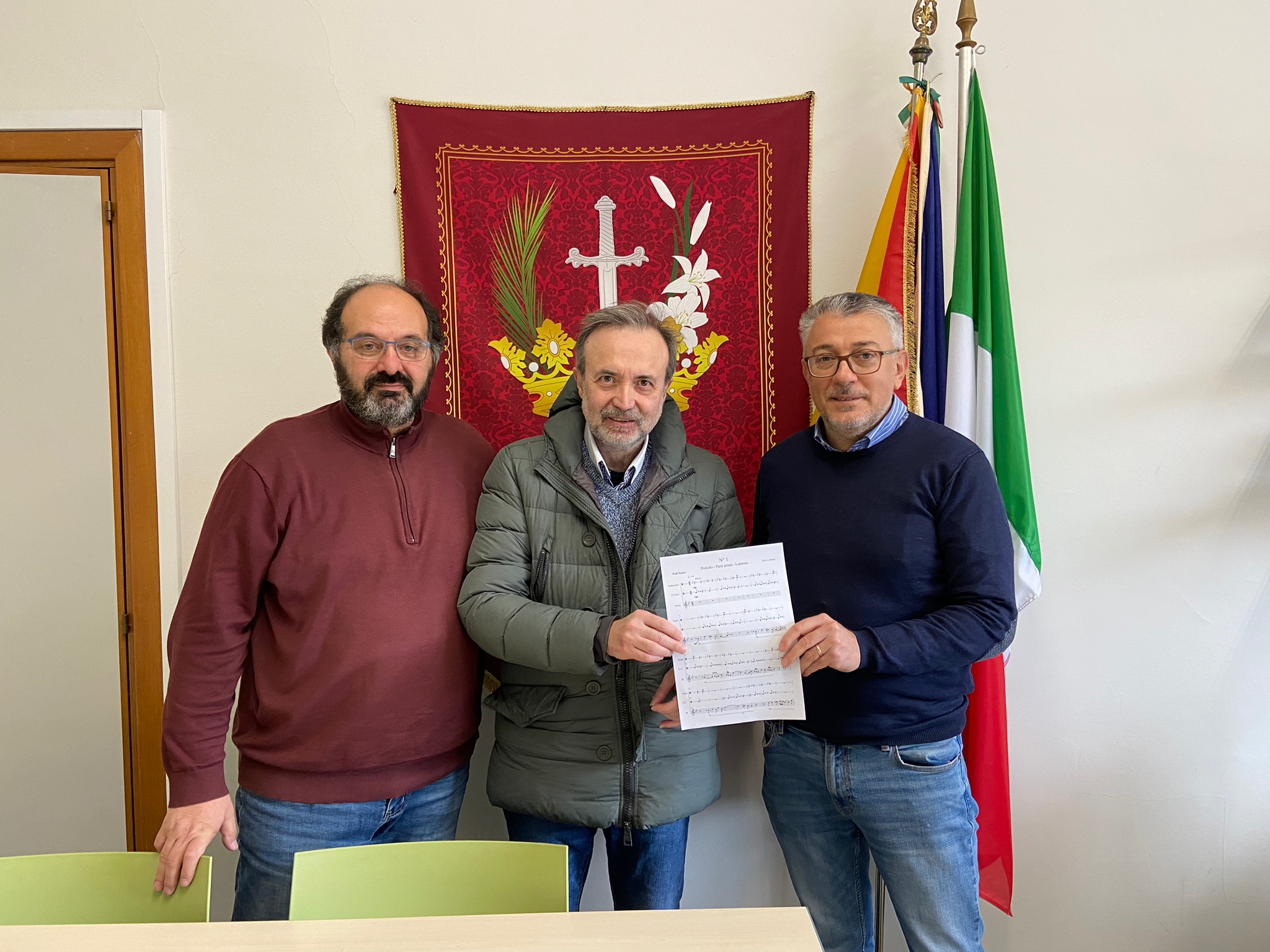De-Luca-Lo-Presti-Motta Belpasso, partitura musicale lirica sul poemetto martogliano “Vanni Lupu”