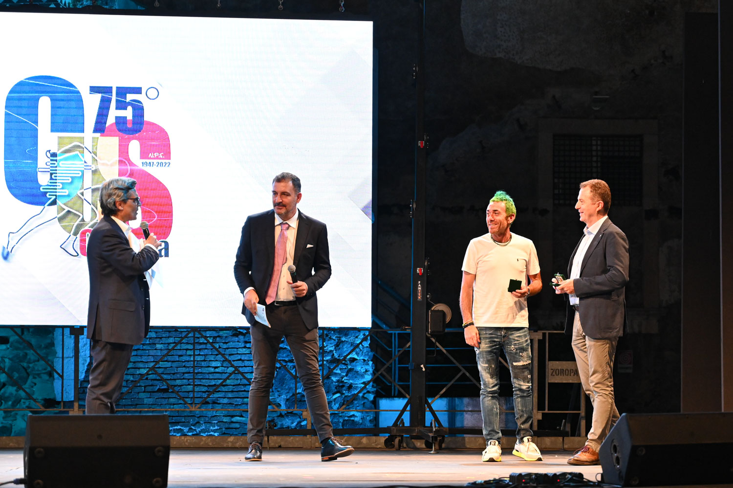 Diego-Crisafulli-Bruno-Euronics-e-Luca-Guglielmi-Catania-Energia Cus Catania, la cerimonia di chiusura per il 75° anniversario