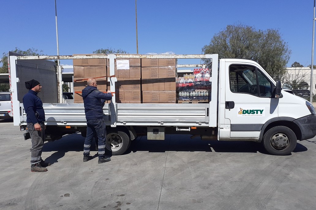 Da Dusty aiuti ai profughi ucraini arrivati in Sicilia
