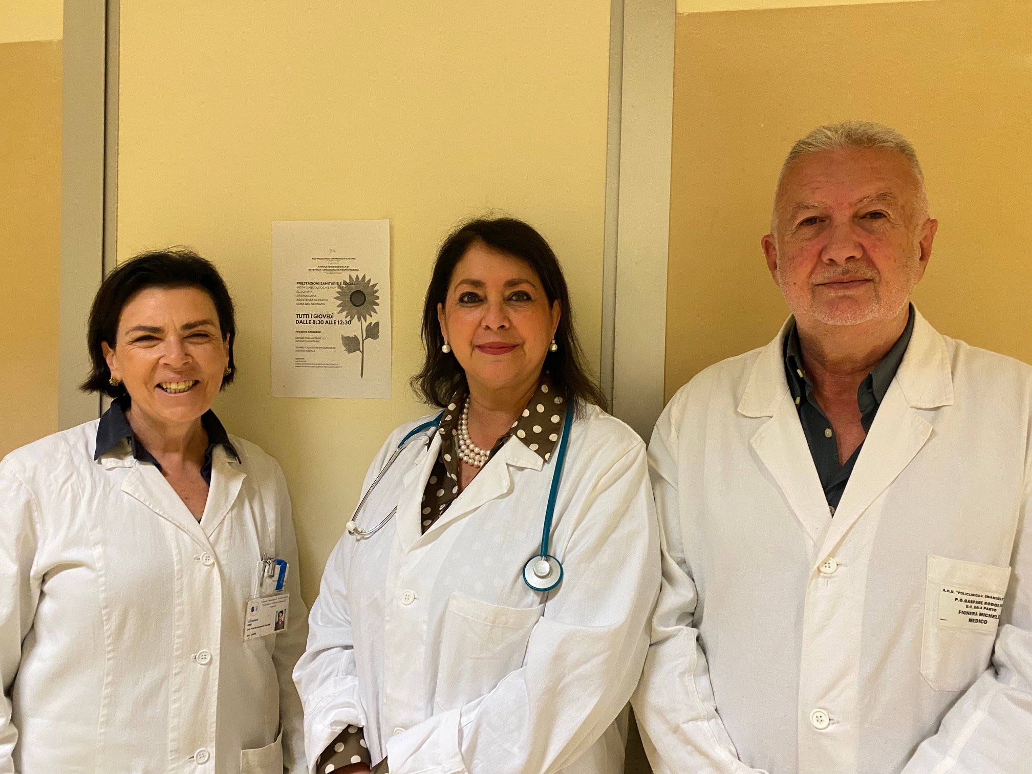 FOTO-DAVANTI-LAMBULATORIO Policlinico: da domani al via l’ambulatorio solidale per mamme e neonati con fragilità sociali