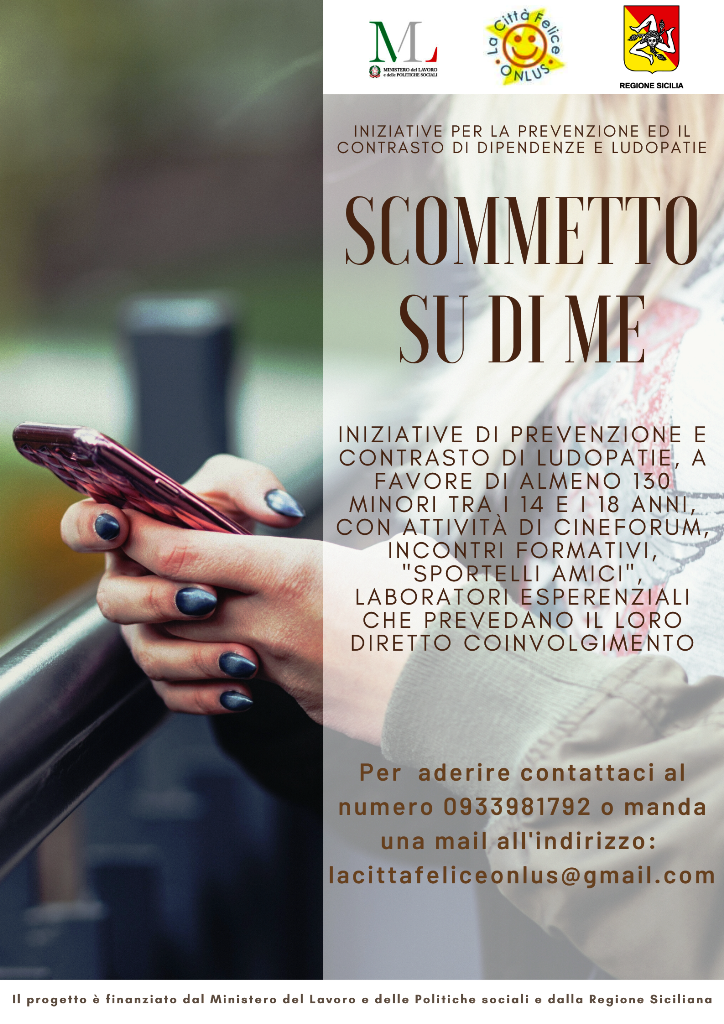 FOTO “Scommetto su di me” per il contrasto della ludopatia