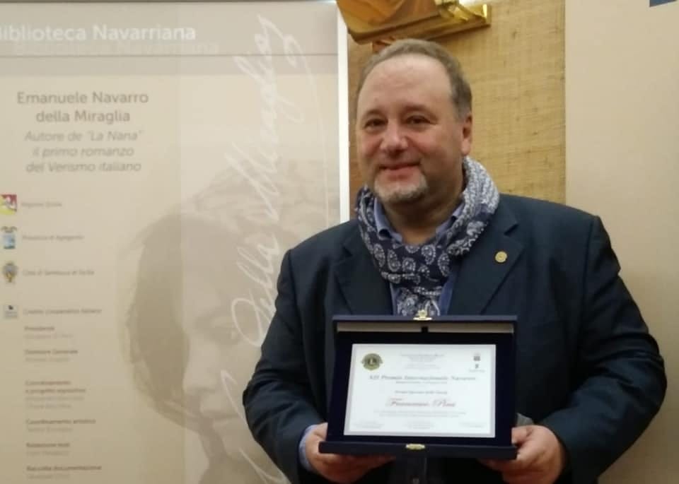 Francesco-Pira Consegnato al professor Francesco Pira il Premio Internazionale Navarro 2021 per l’impegno contro le devianze sulla rete