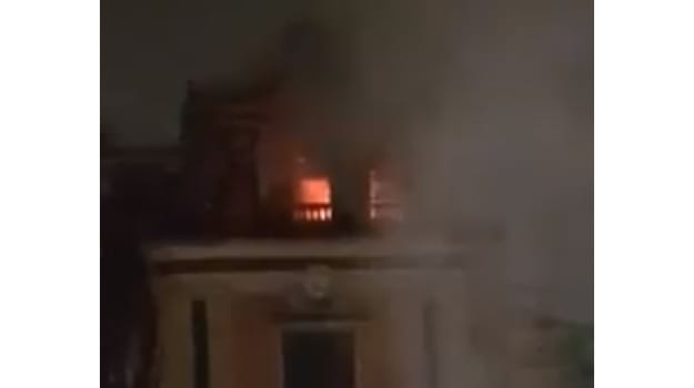 Fulmine-chiesa-Mascalucia Mascalucia, fiamme nel campanile della chiesa San Vito colpito da un fulmine