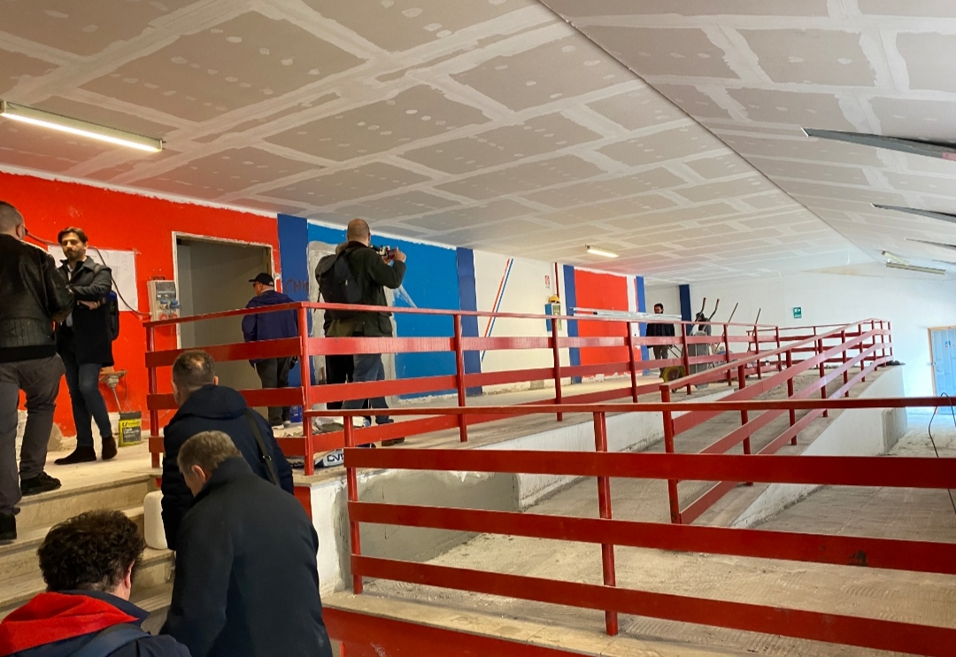 Stadio Massimino, lavori di riqualificazione in corso