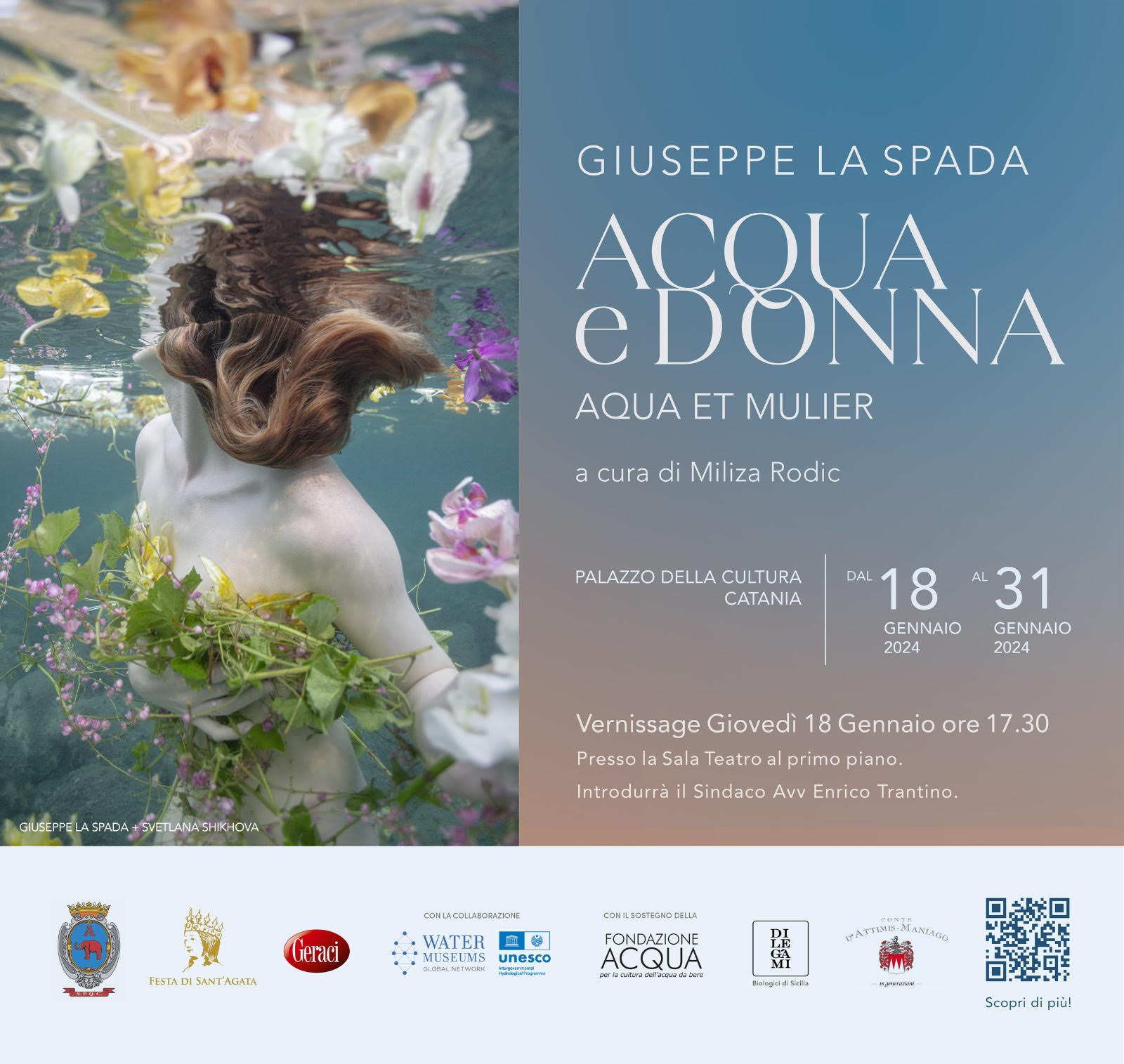Invito-mostra-Catania Sant’Agata, mostra fotografica “Acqua e Donna” di Giuseppe La Spada