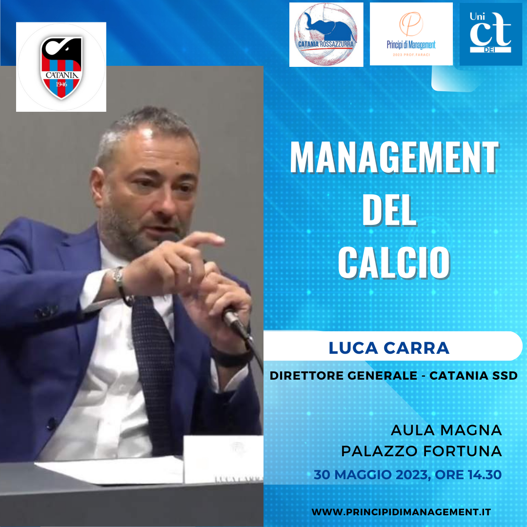 Il Catania neopromosso in serie C in cattedra per un giorno all’Università