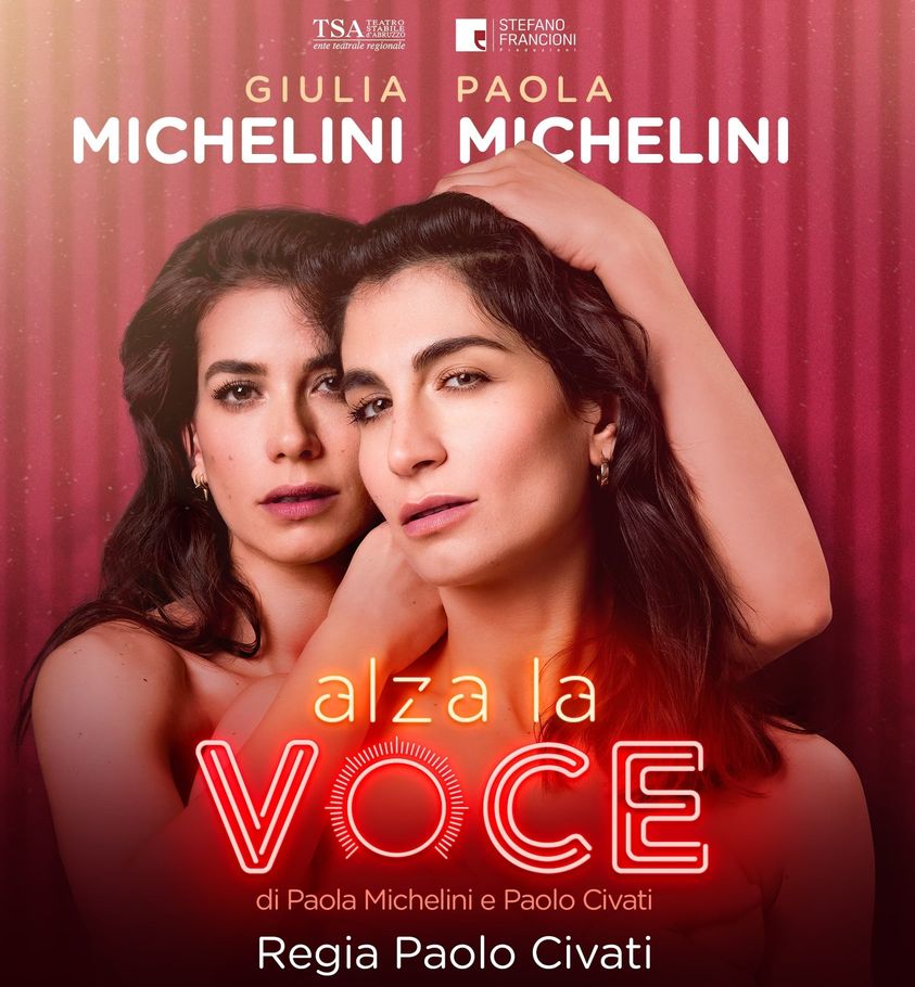 Locandina-Alza-La-Voce “Alza la voce” con le sorelle Michelini apre i Grandi monologhi al Teatro Musco