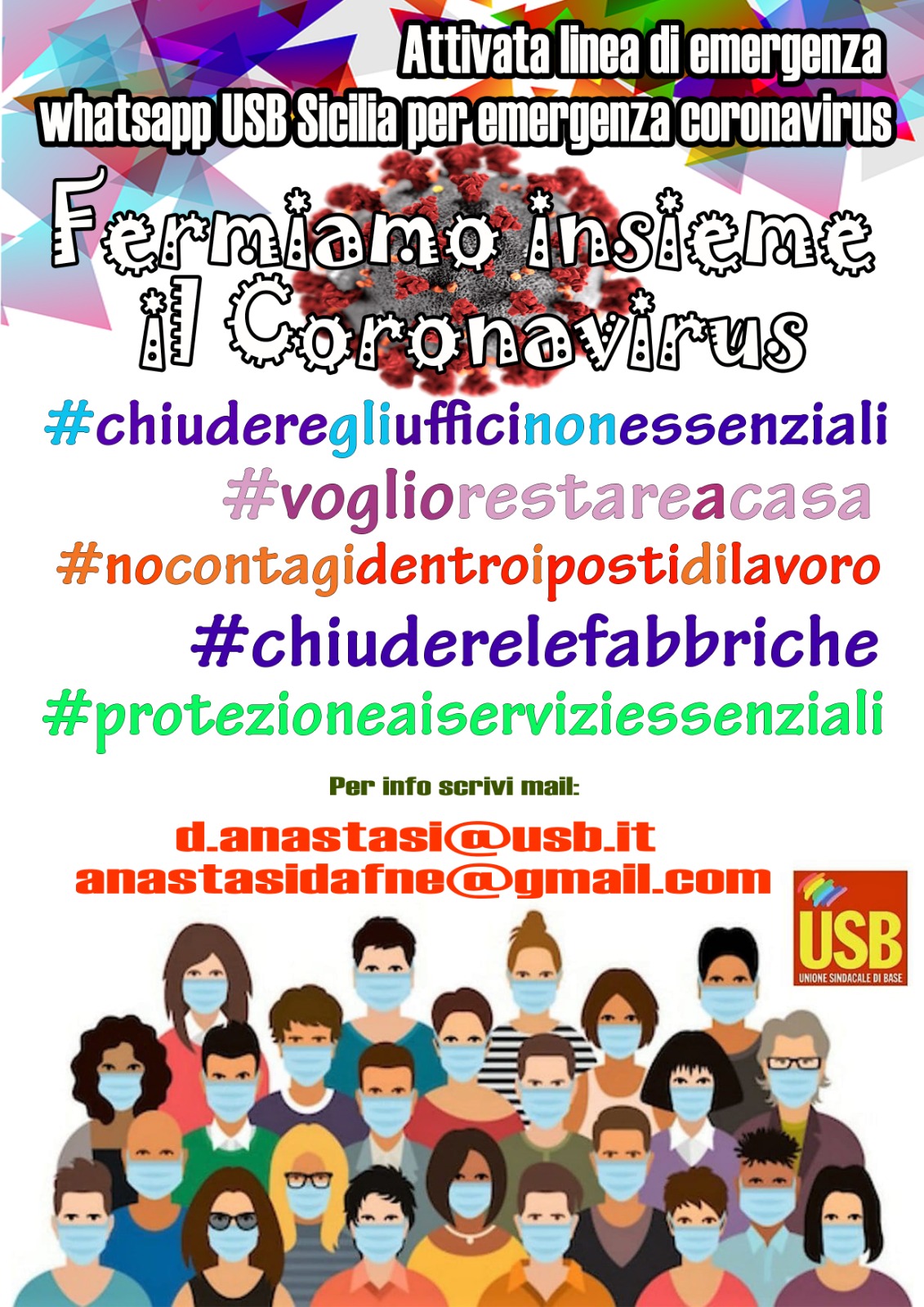In Sicilia un canale USB di messaggistica Whatsapp per affrontare emergenza Coronavirus