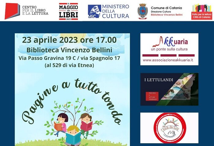 Pagine-a-tutto-tondo-23-aprile-e1682086885504 Catania, Maggio dei Libri 2023: domenica l’avvio del programma
