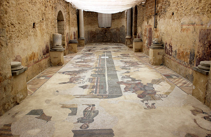 Palestra-Villa-romana-del-Casale-1 L’assessore Samonà avvia le procedure per la Costituzione dei “Comitati tecnico-scientifici” dei parchi archeologici siciliani