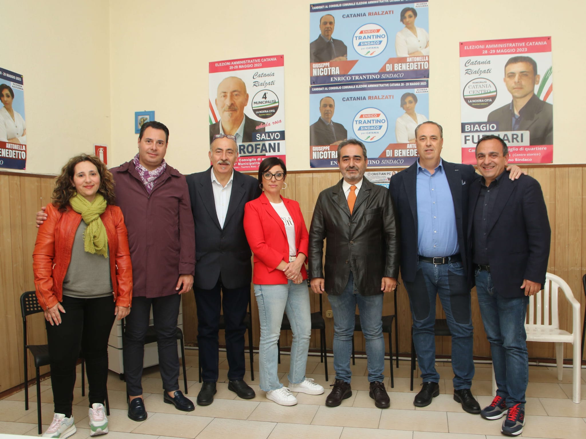 <strong>Presentazione dei candidati al consiglio comunale del comitato civico “Catania Rialzati”</strong>