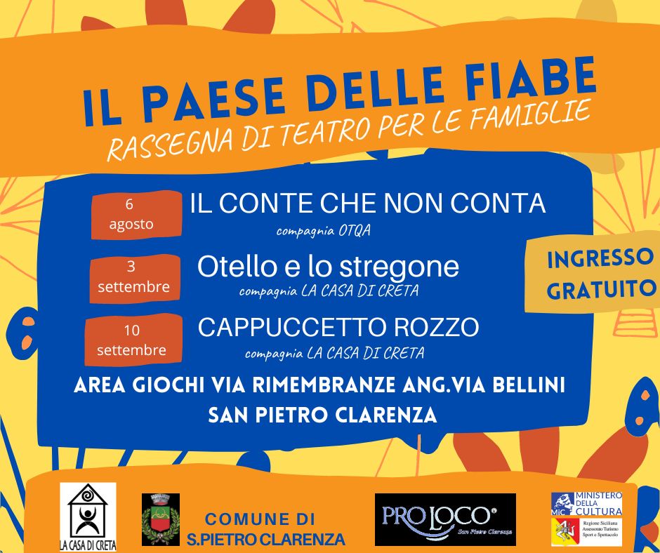 Rassegna-il-Paese-delle-fiabe San Pietro Clarenza, “Il paese delle fiabe”