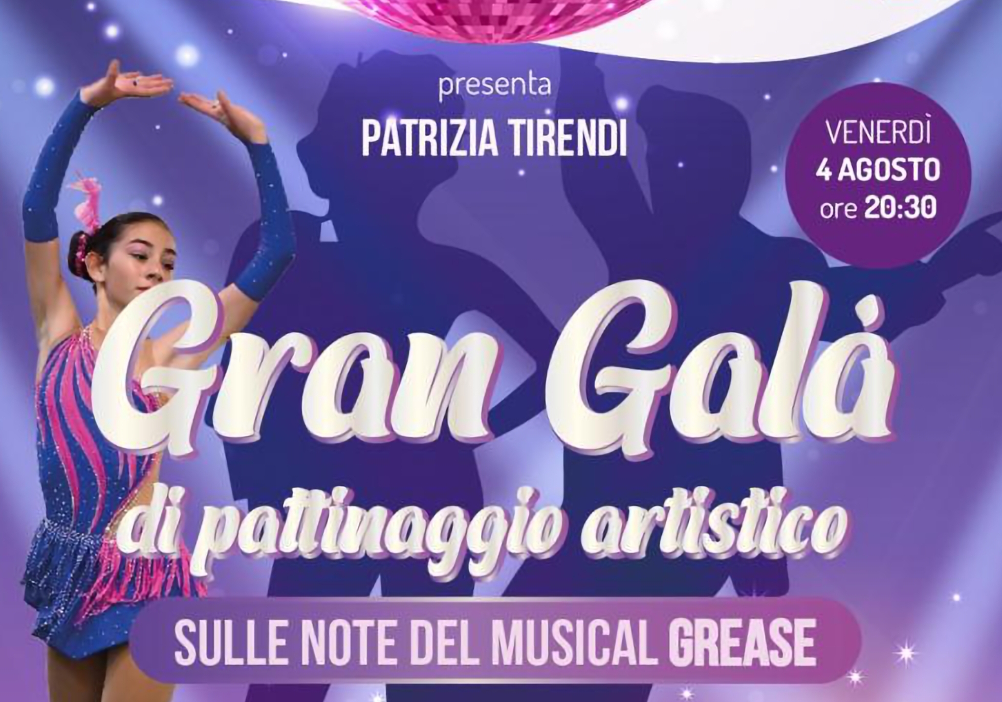Marina di Riposto, il 4 agosto al Porto dell’Etna pattinaggio artistico sulle note del musical Grease