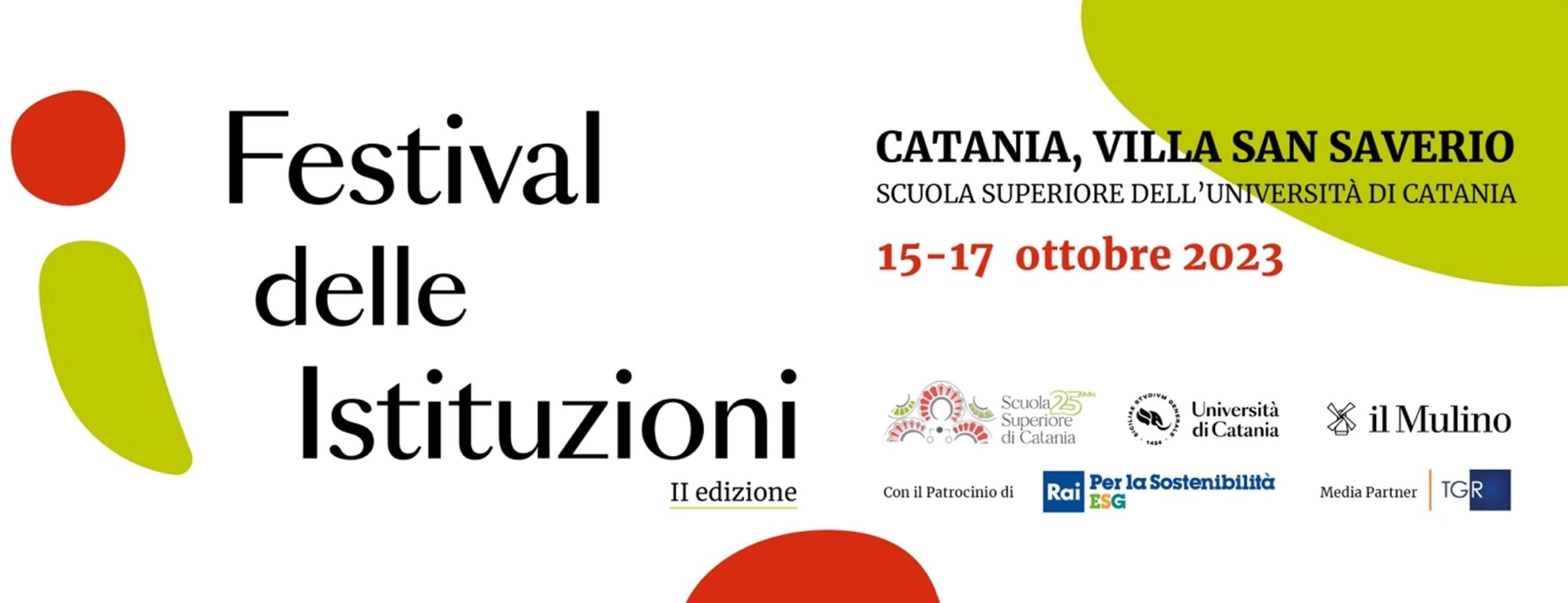 Catania, Festival delle Istituzioni II edizione 15 & 17 ottobre