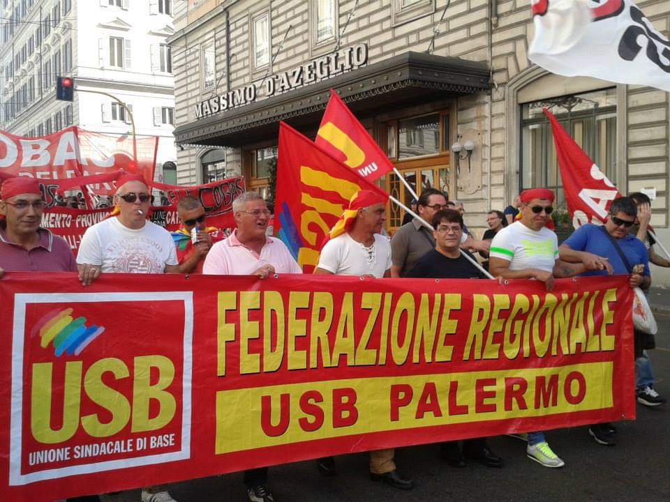 Usb-Palermo Palermo. RE.SE.T : USB chiede al Sindaco Orlando il rispettato degli accordi firmati