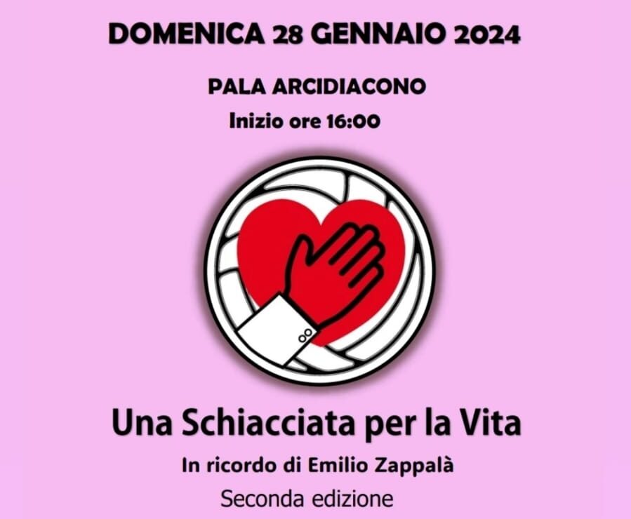 Pala Arcidiacono domenica 28 gennaio “Una schiacciata per la Vita”