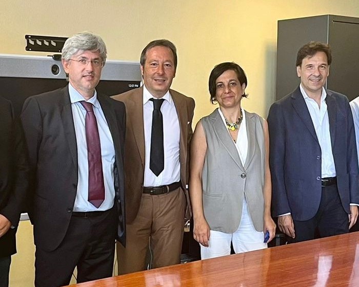 da-sx-Giuffrida-Virgillito-Grasso-Sciuto Catania, commercialisti e Inps insieme per migliorare i servizi a imprese e lavoratori