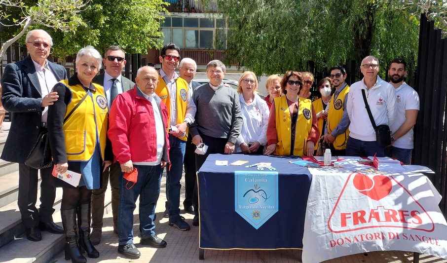 Catania, sensibilizzazione alla donazione del sangue: Fratres CEM e Lions Club
