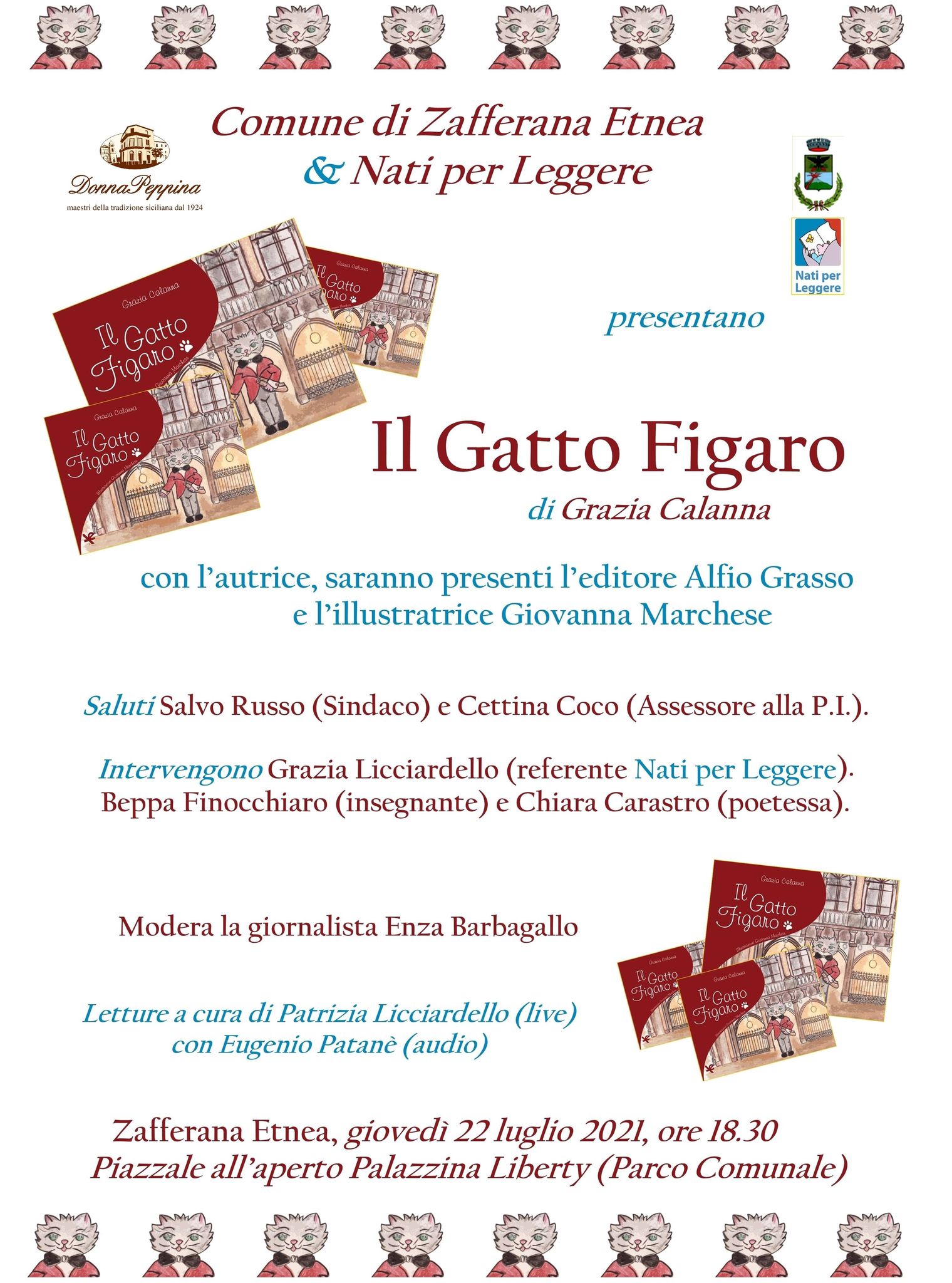 il-gatto-figaro “Il Gatto Figaro” di Grazia Calanna, una favola ambientata tra il Parco dell’Etna e il Teatro “Bellini” di Catania