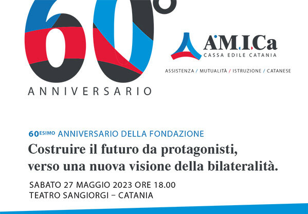 I sessant’anni della Cassa Edile di Catania sabato al Teatro Sangiorgi