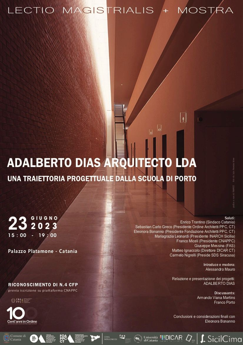 locandina-Adalberto-Dias CATANIA OSPITA L’ARCHITETTURA INTERNAZIONALE: IN ARRIVO LA MOSTRA DI ADALBERTO DIAS