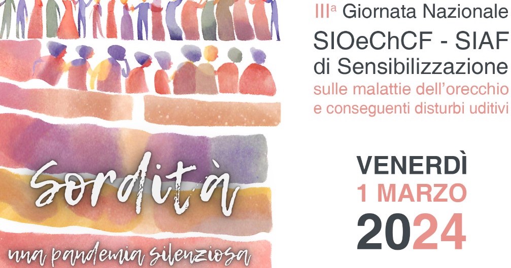 GIORNATA DELL’UDITO SORDITA’ 2024 Policlinico, domani open day sull’udito