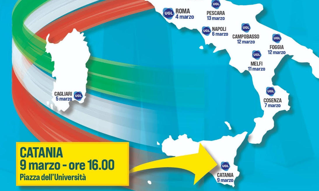 Arriva a Catania #LavoroèPartecipAzioneTour 2024