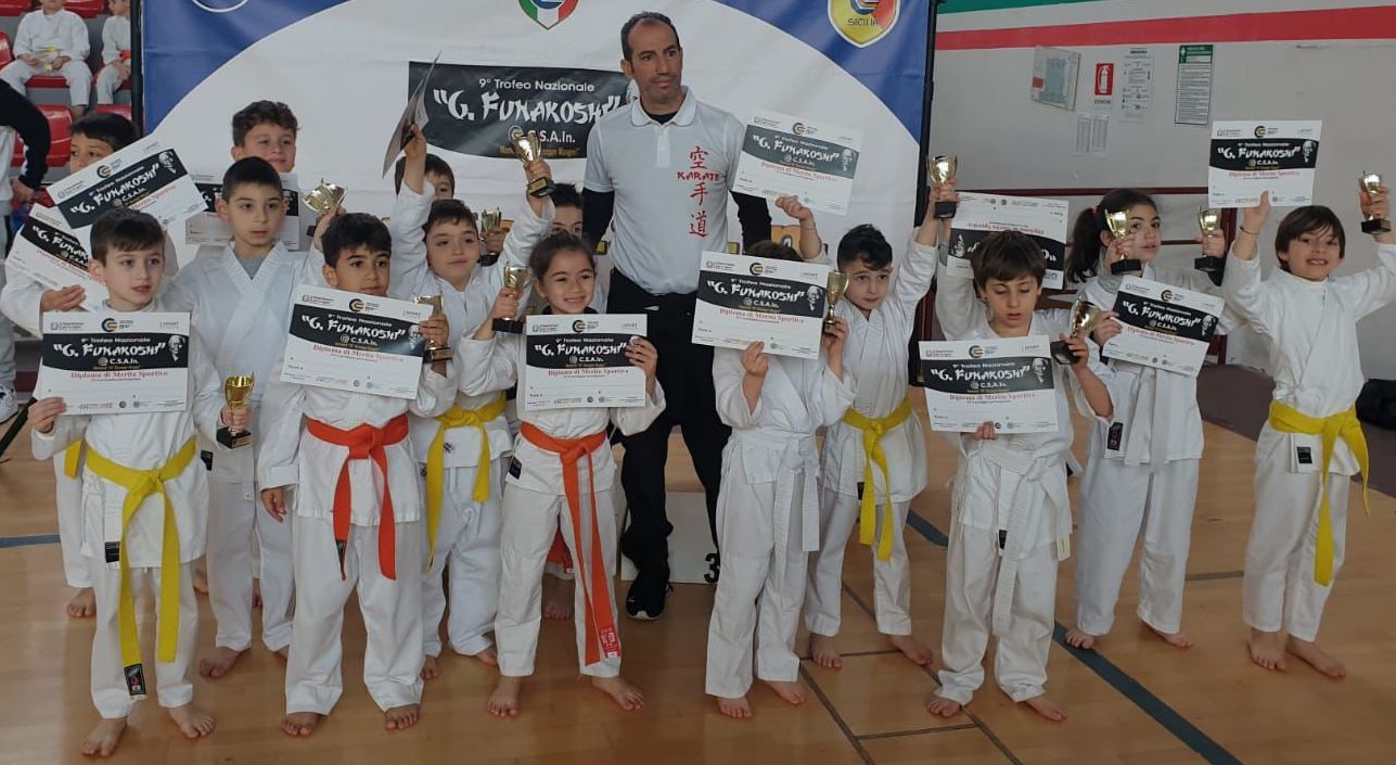 Successo del trofeo Funakoshi di Karate