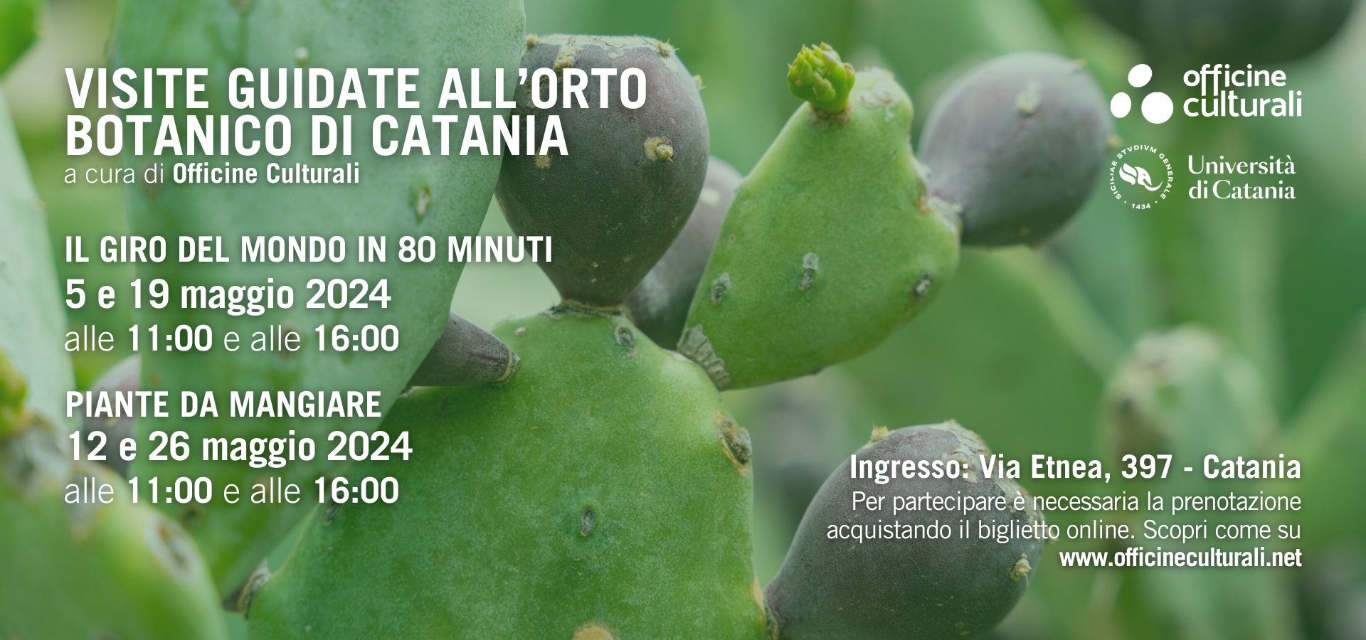 banner_OC Il giro del mondo in 80 minuti: due nuovi percorsi all’Orto Botanico