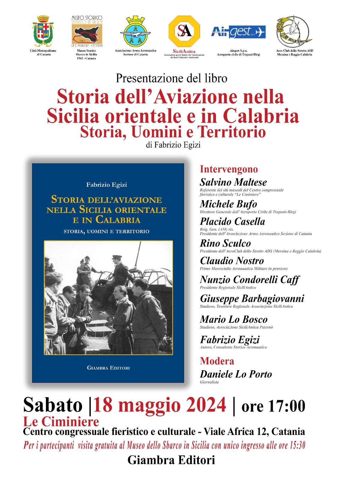 “Storia dell’Aviazione nella Sicilia orientale e in Calabria”