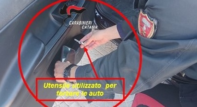 logo arma 3-4 Gravina, tentano furto fanali. Un arresto