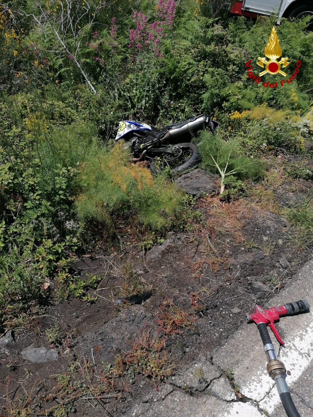 Incidente stradale centauri Mareneve