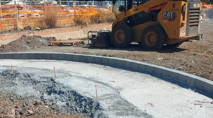 Acireale, lavori in viale Cristoforo Colombo