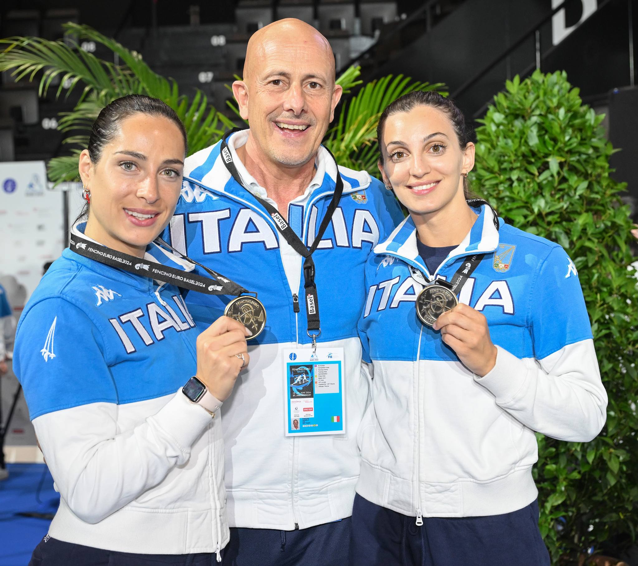 spada femminile di spada oro europeo Basile 2024