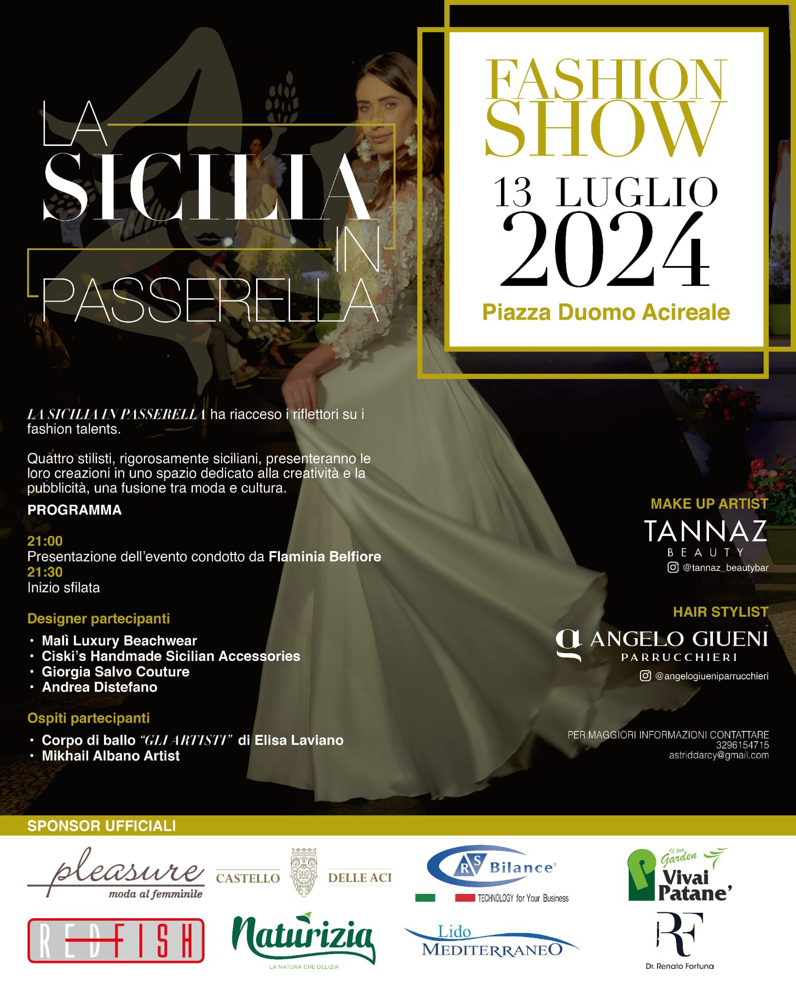 sicilia in passerella La Sicilia in passerella fashion show
