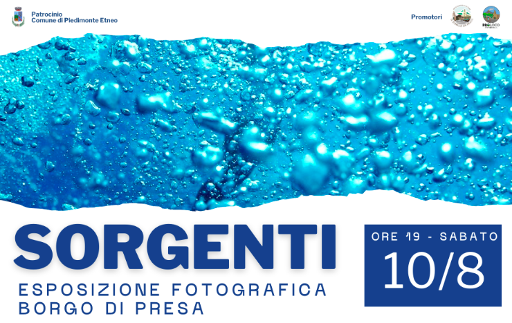 Sorgenti “Sorgenti”, sabato sull’Etna la mostra dedicata all’acqua