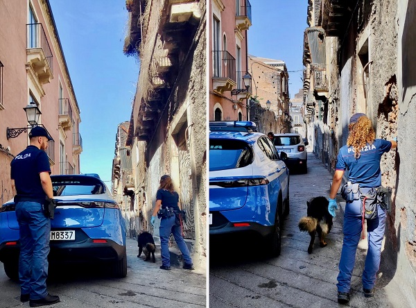 Controlli a San Berillo, dalla droga alle auto sequestrate