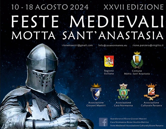 festa medievale Torna la festa medievale a Motta Sant’Anastasia