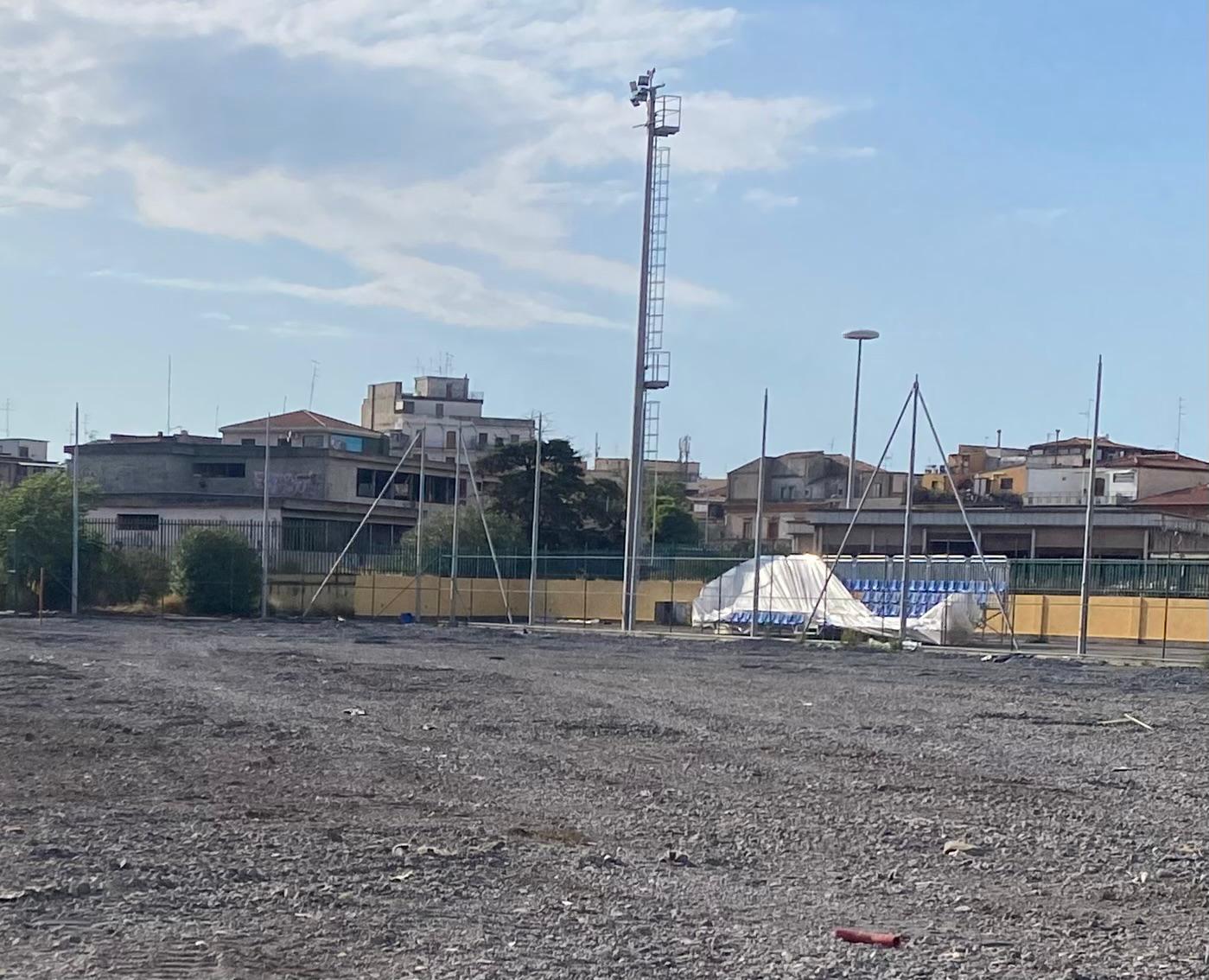Campo Velletri Lavori di riqualificazione al campo Velletri