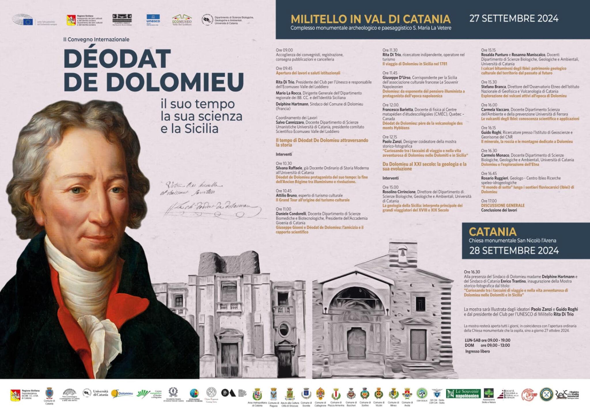 Déodat de Dolomieu “Déodat de Dolomieu”: domani il convegno internazionale