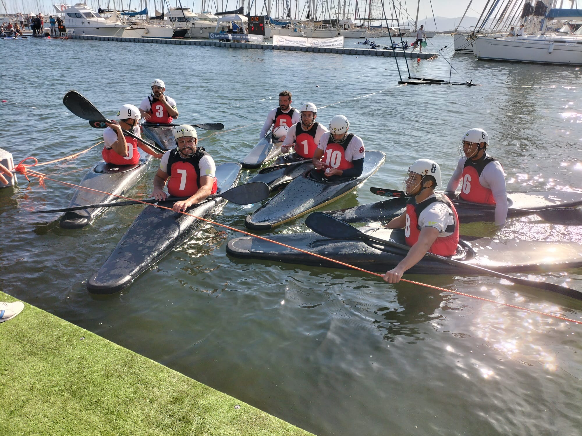 Cus Catania, la canoa polo fa festa a Cagliari